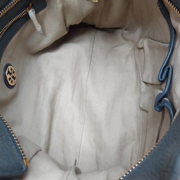 Tory Burch Multicolor Leather Suede Double Handles Zipper Satchel Shoulder Bag - Picture 11 of 16